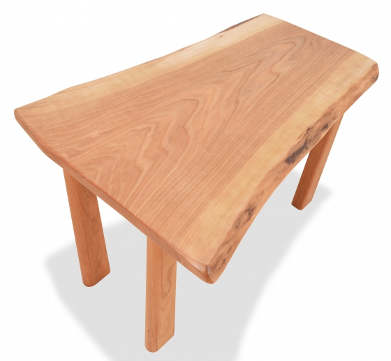 Live Edge TableCherry Maple Corner Woodworks